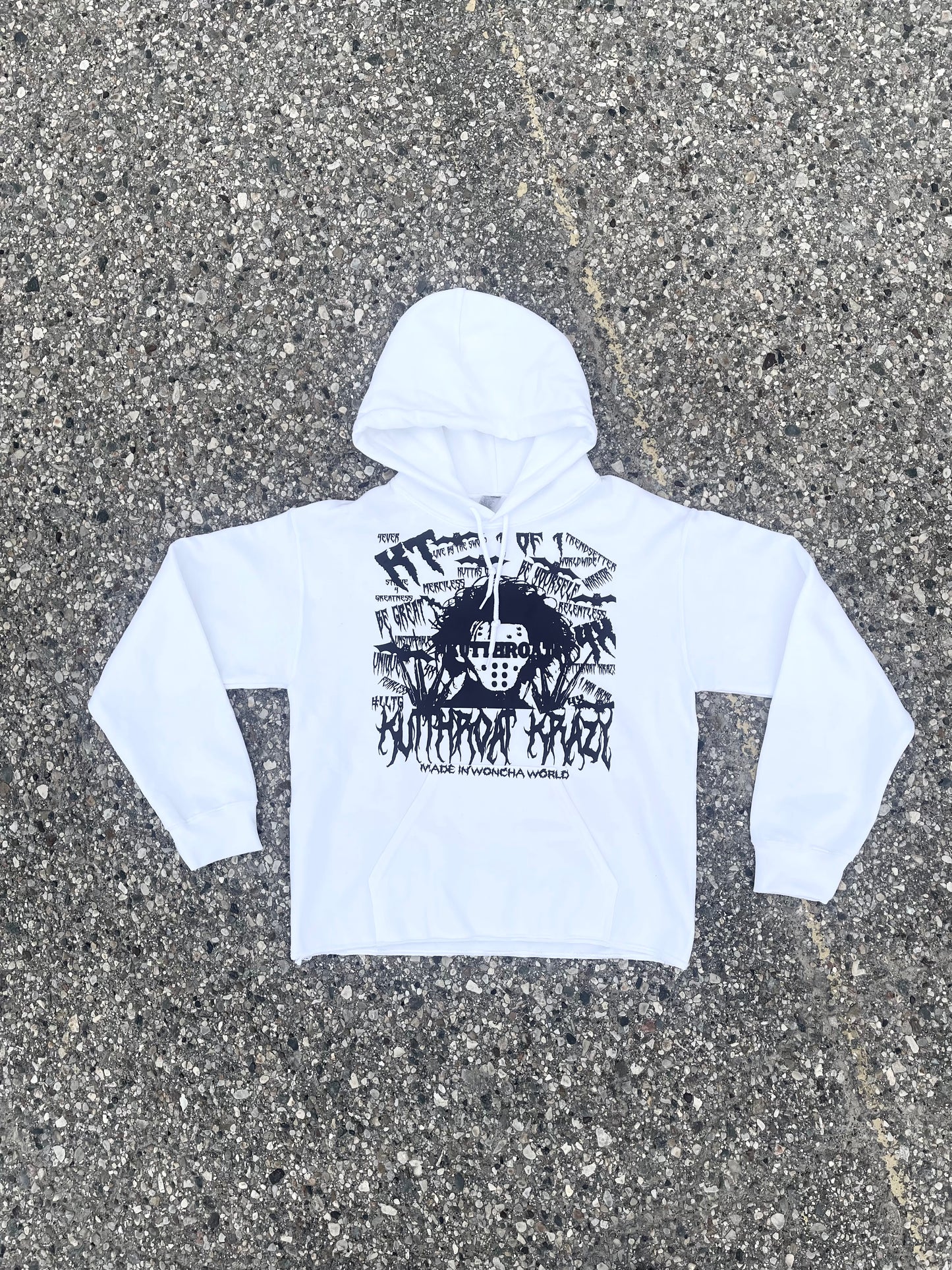 White hoodie