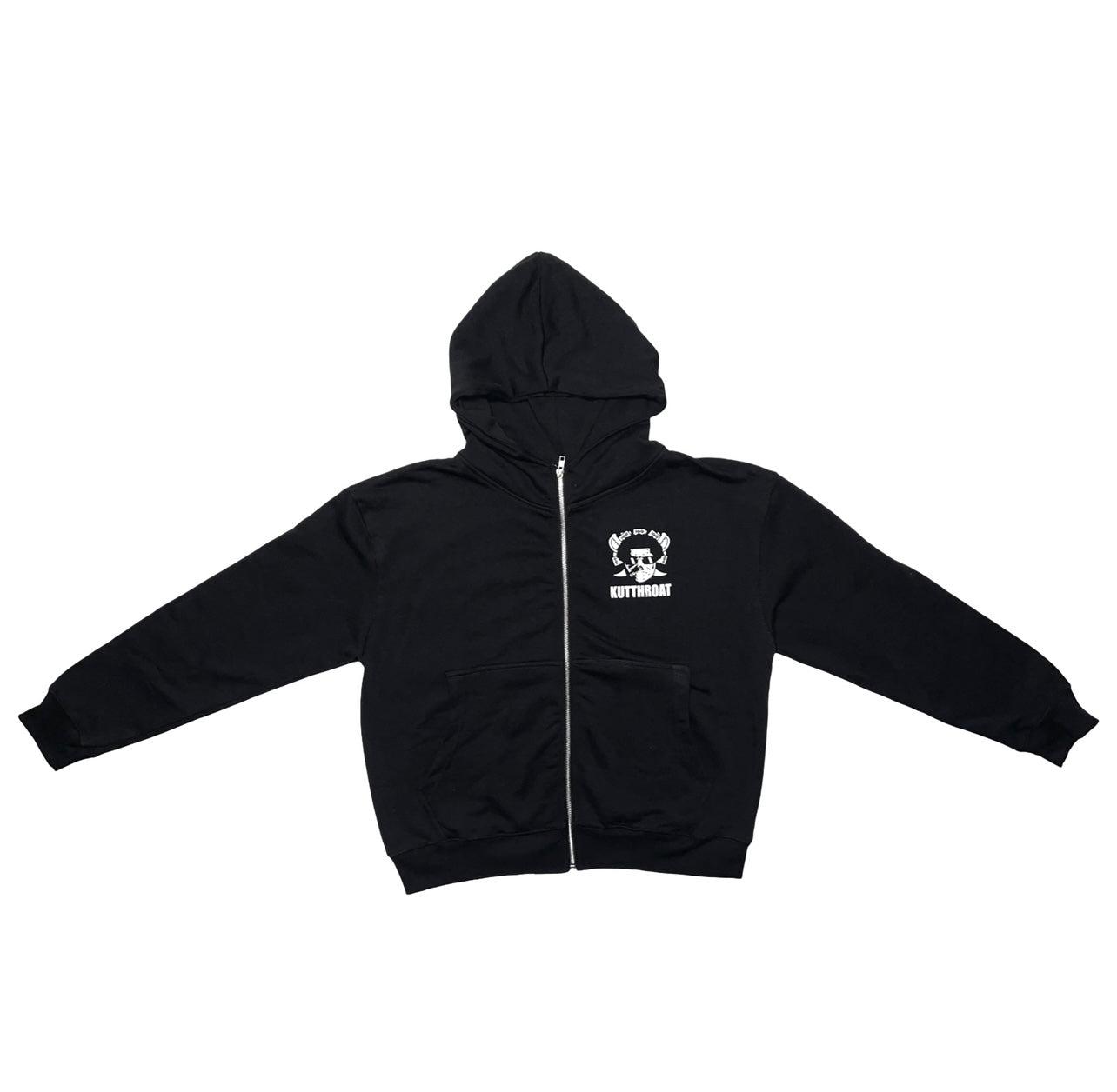 Black zip up hoodie