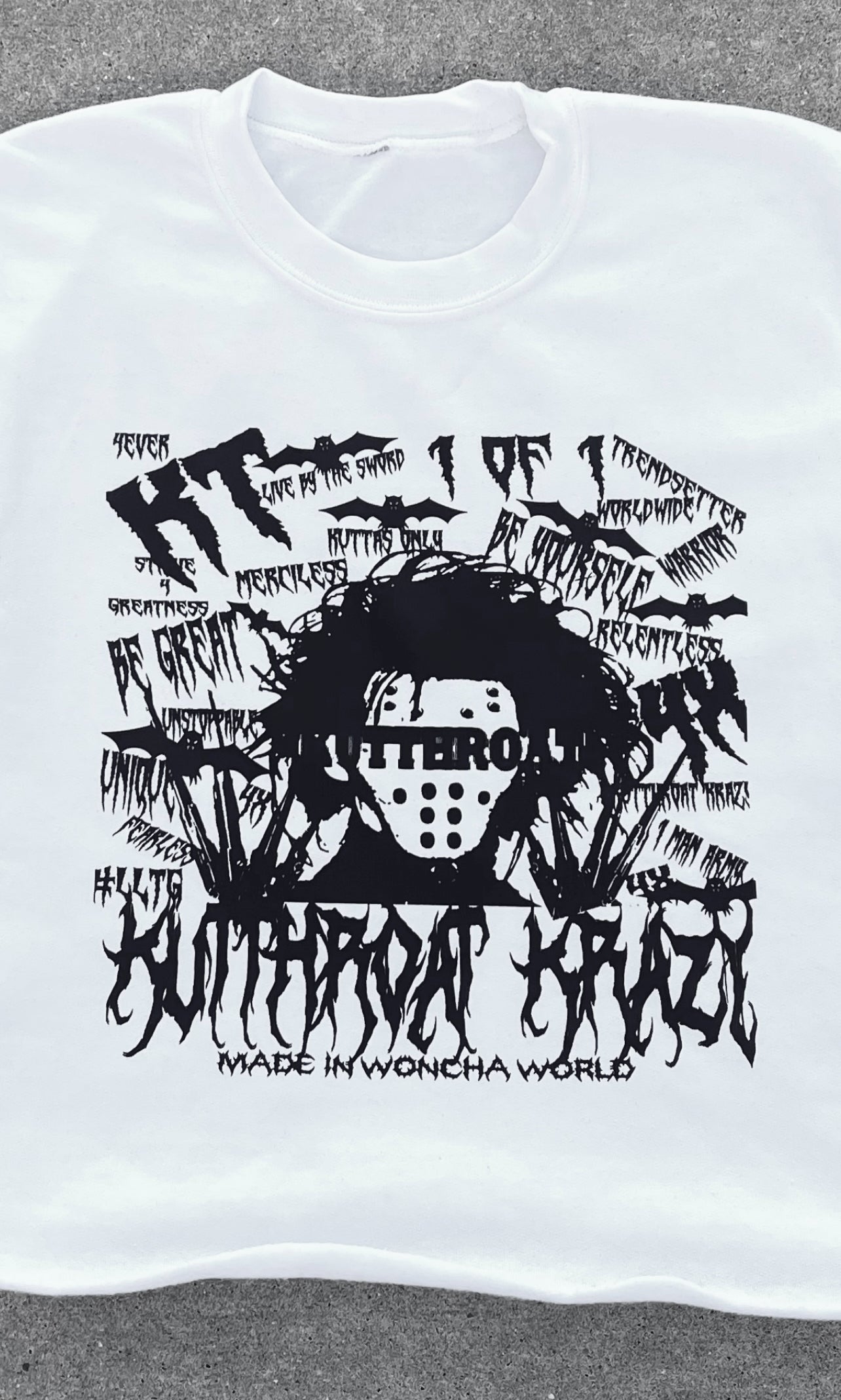 White Crew Tee