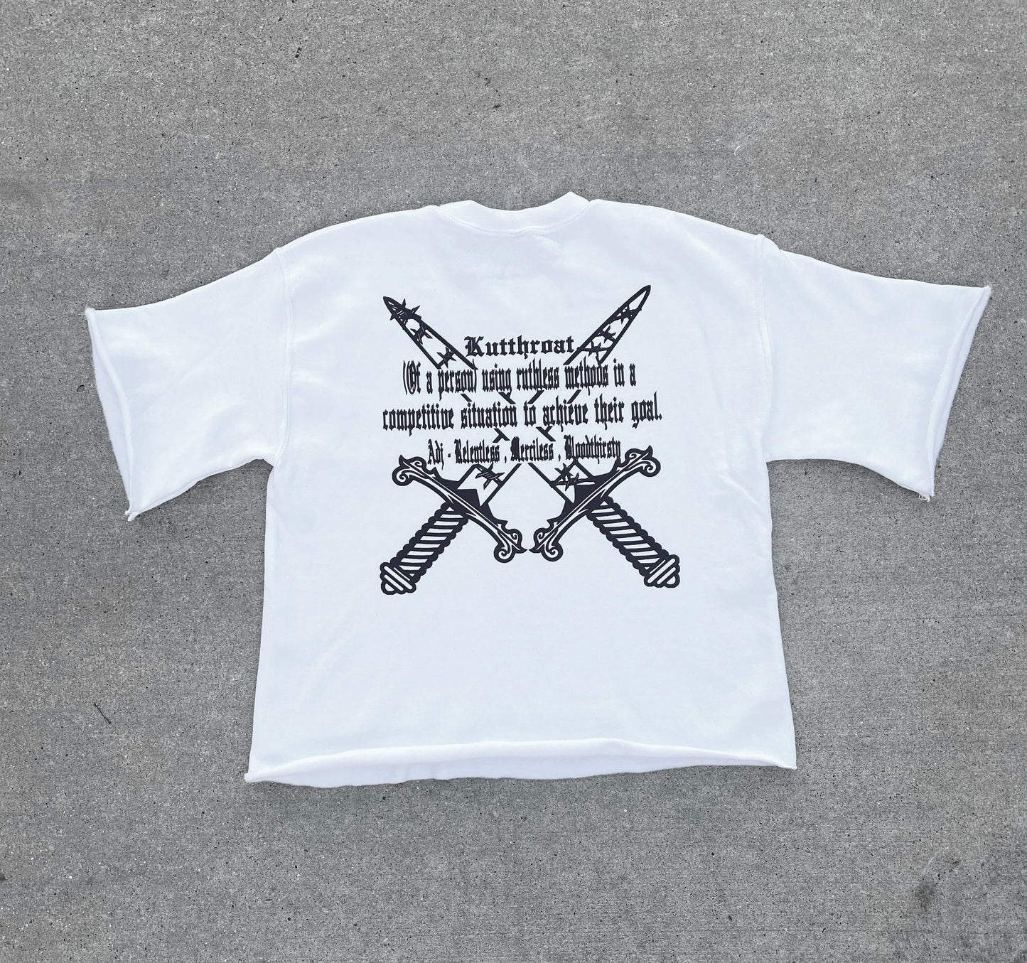 White Crew Tee