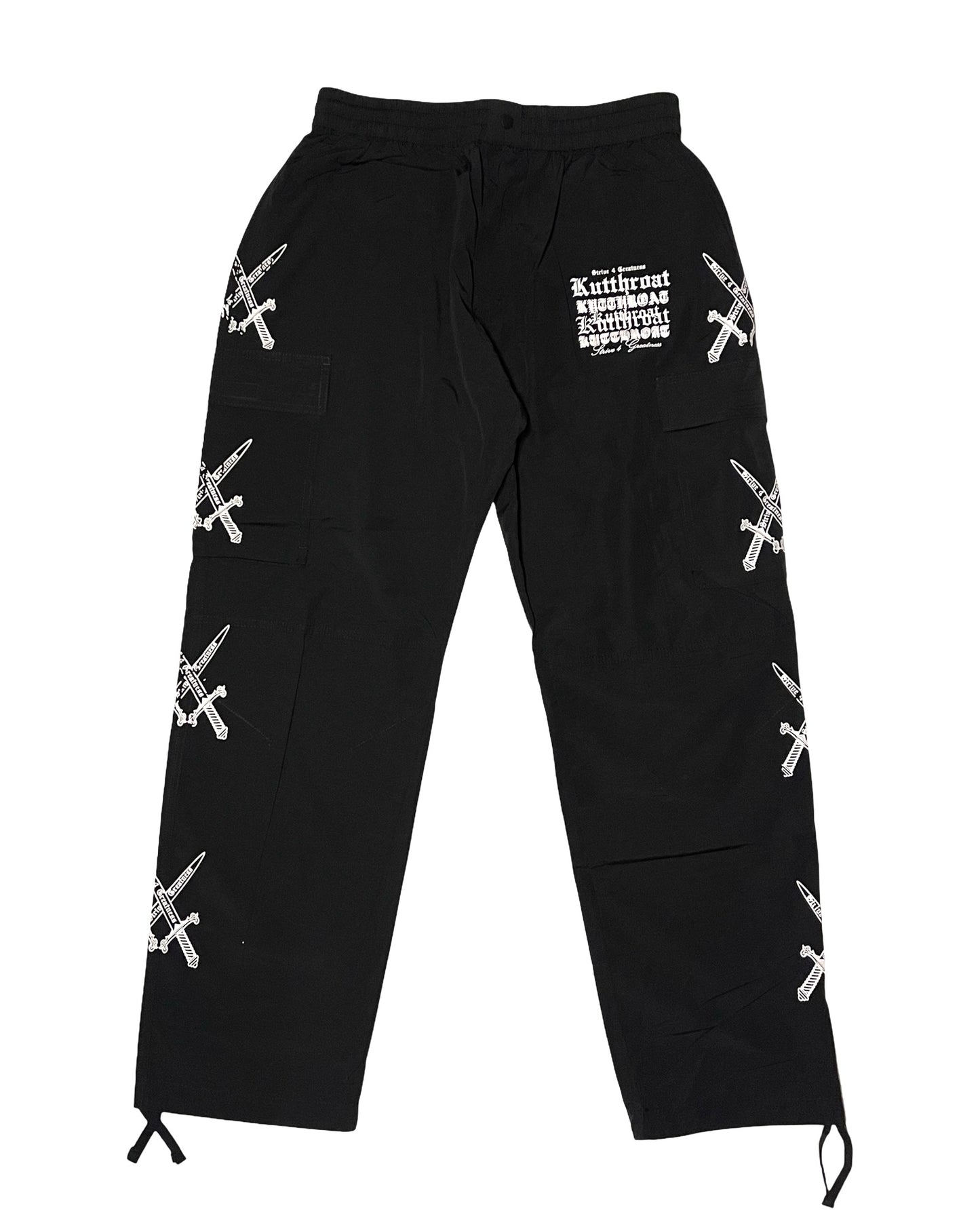 Black cargo pants