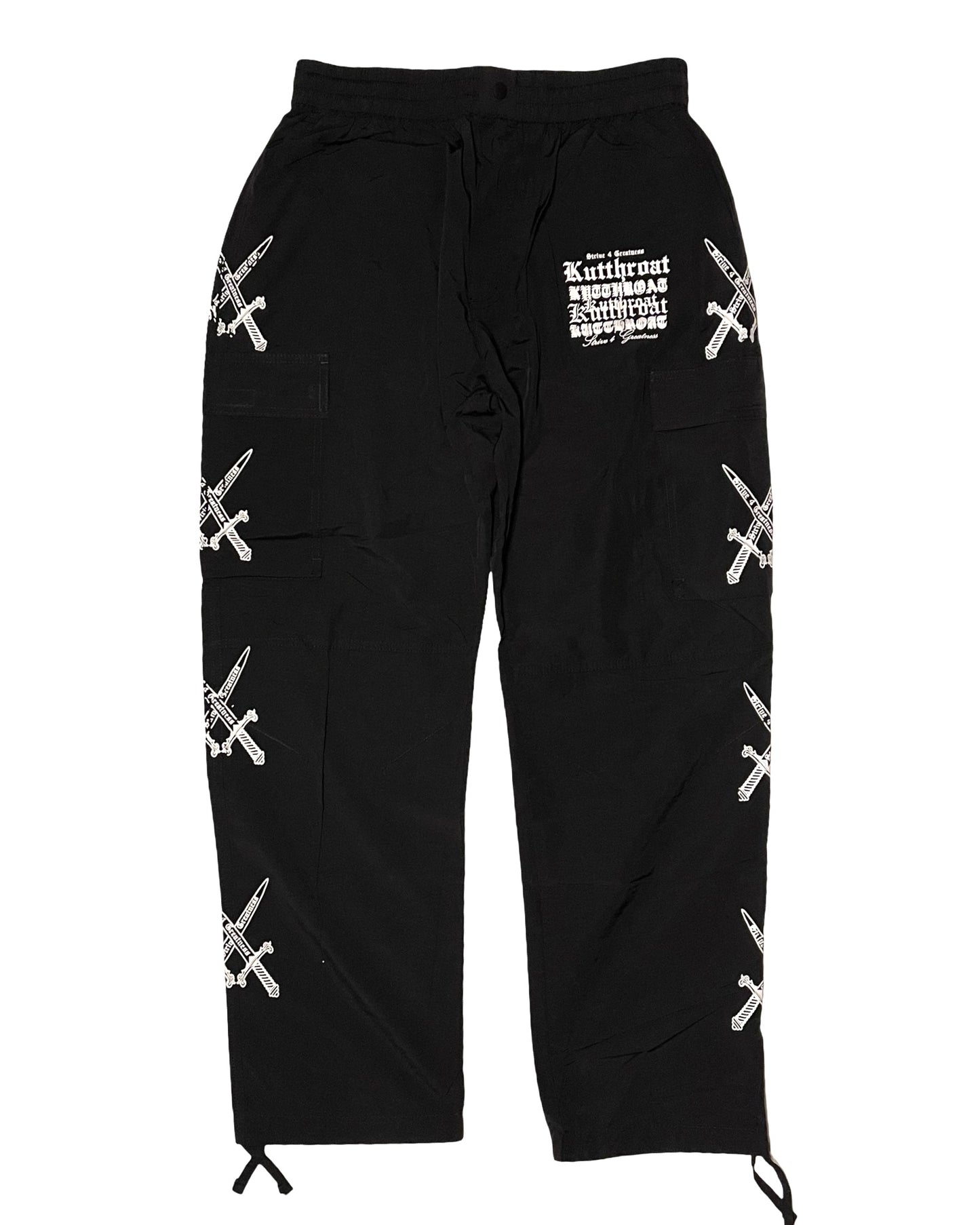 Black cargo pants
