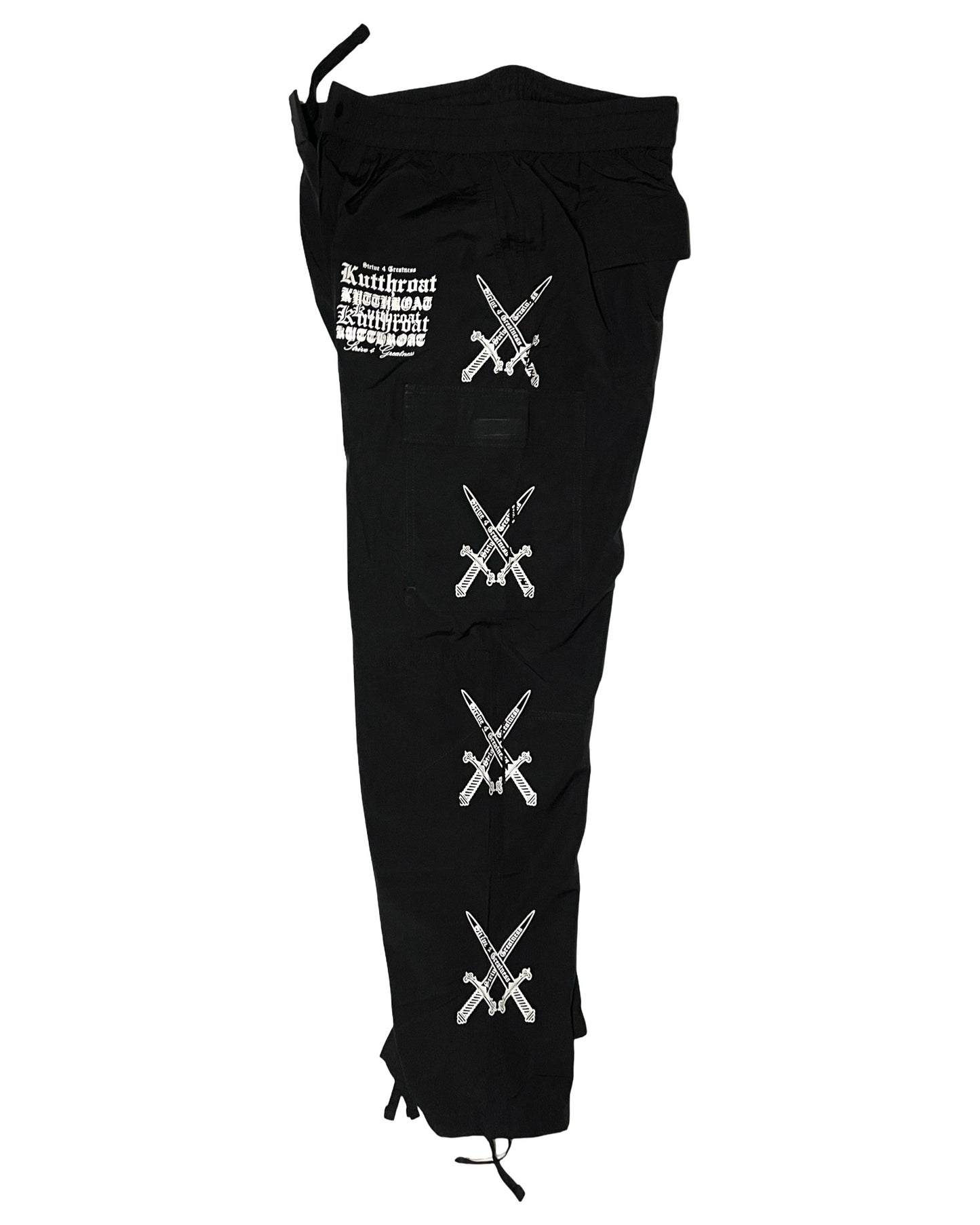 Black cargo pants