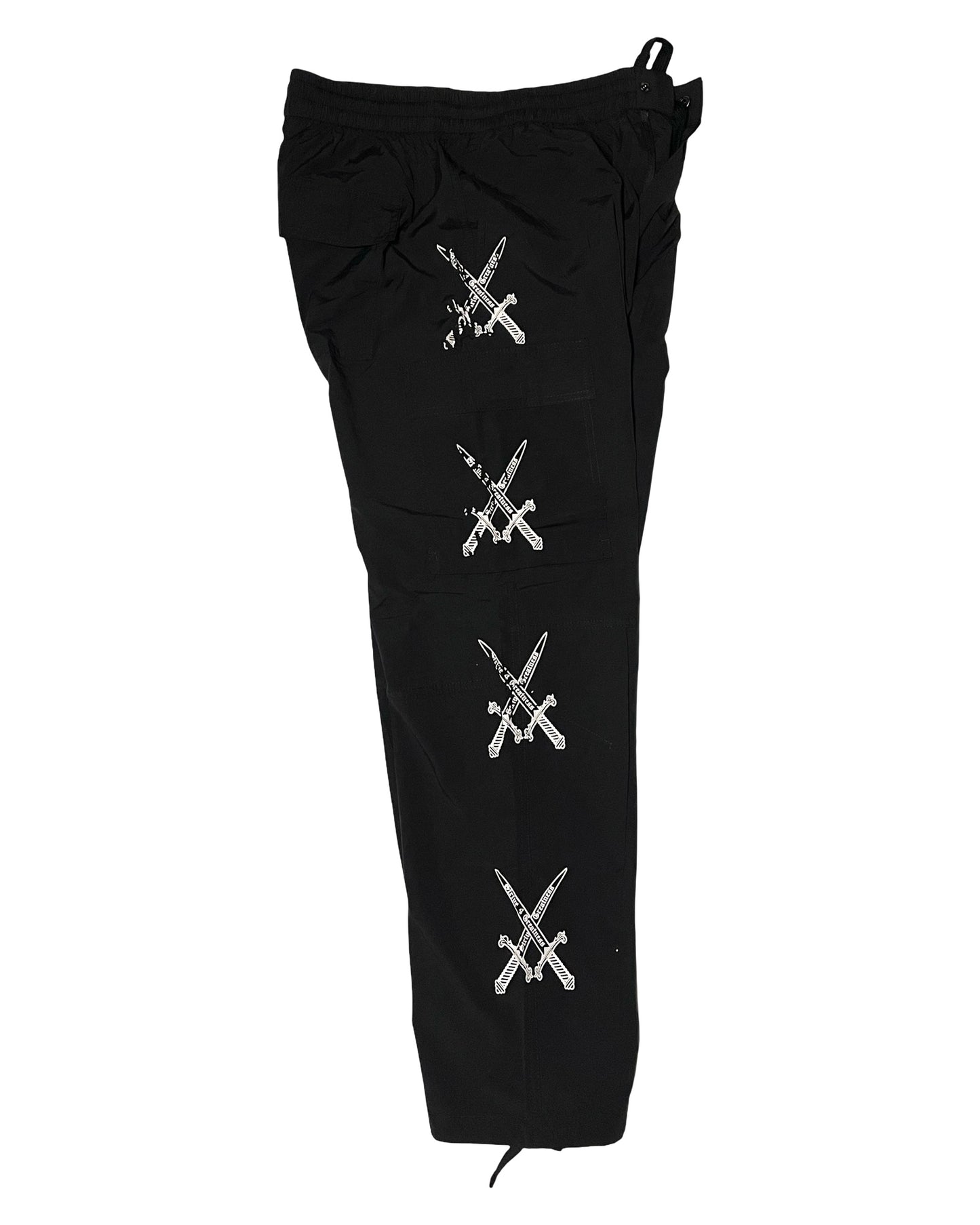 Black cargo pants
