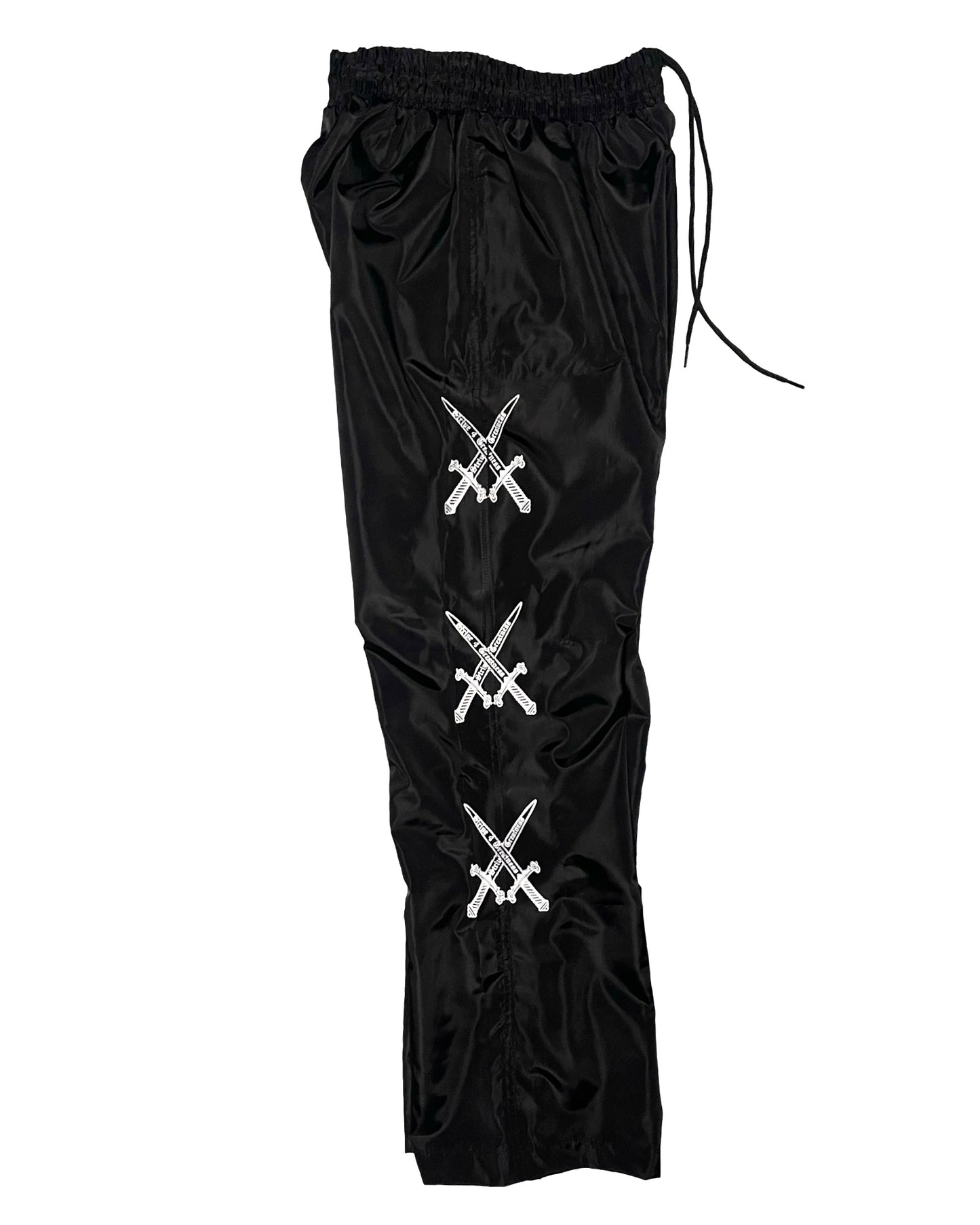 Black Windbreaker Set