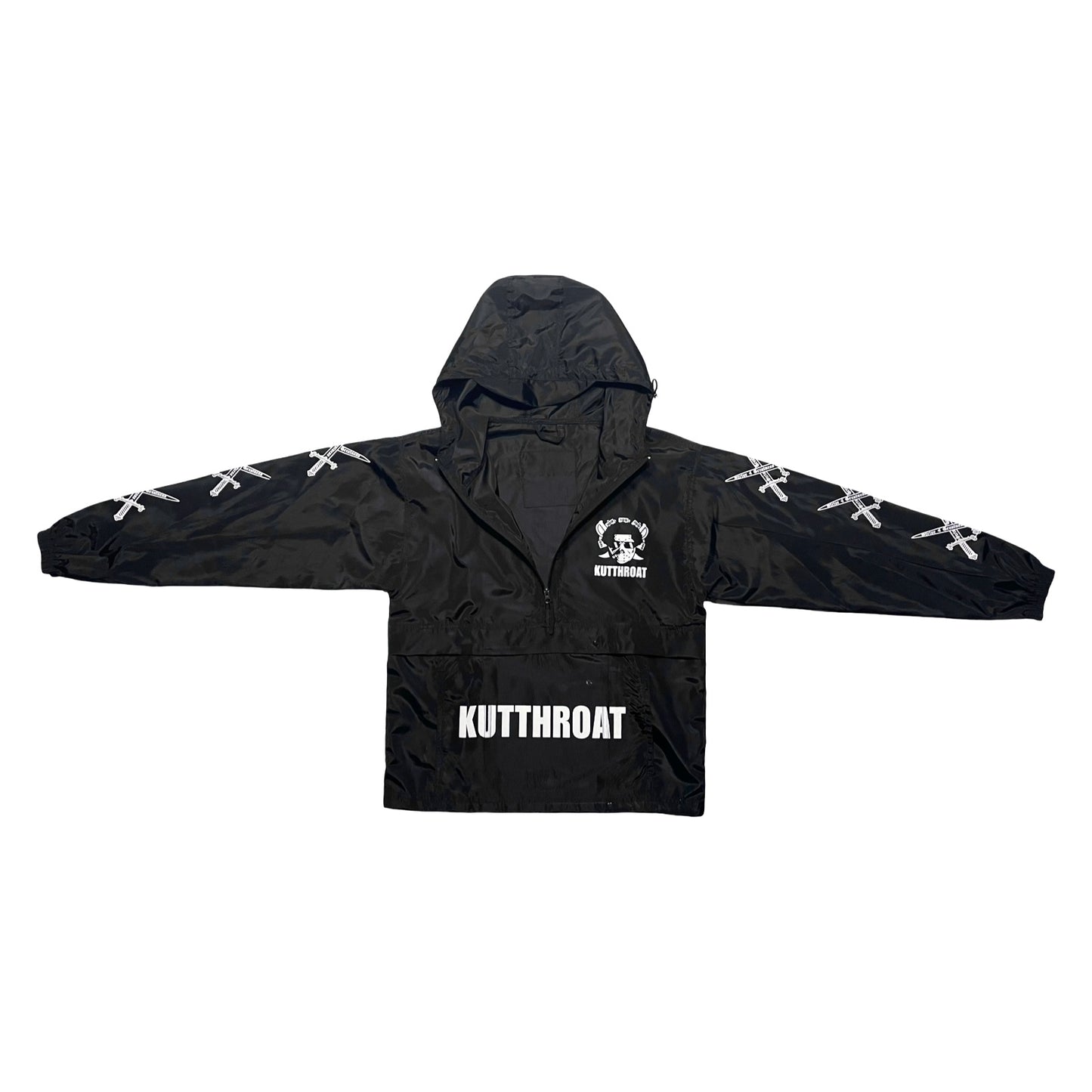 Black Windbreaker Set