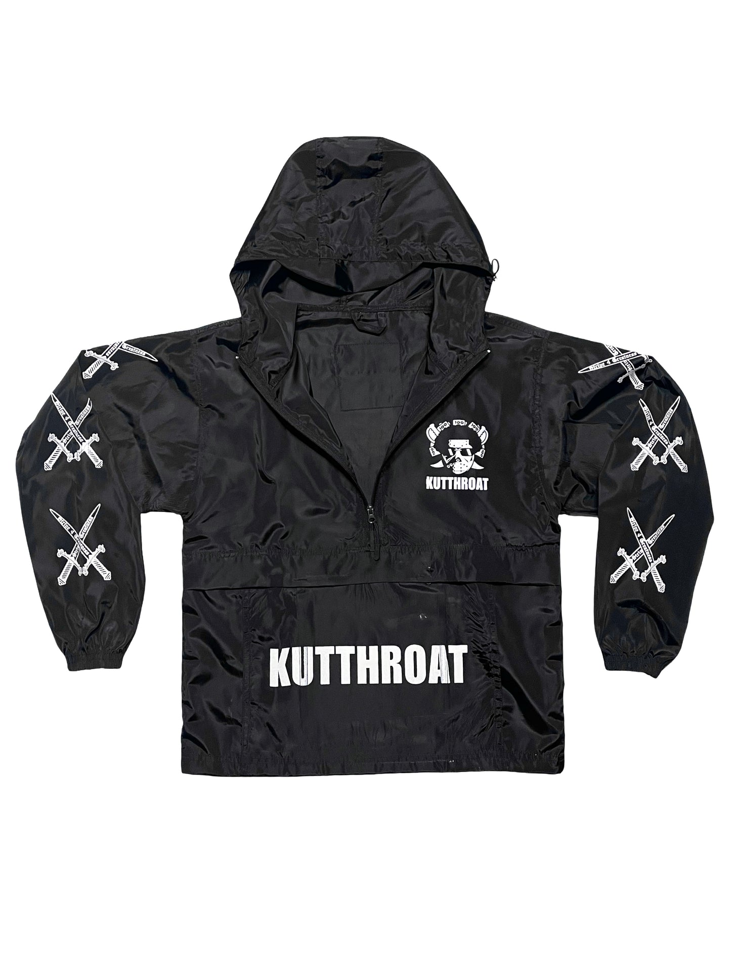 Black Windbreaker Set