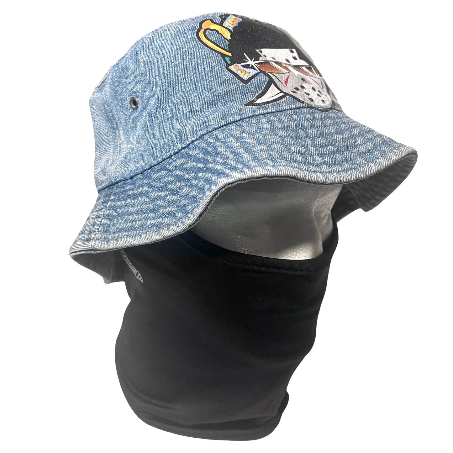 Denim bucket hat