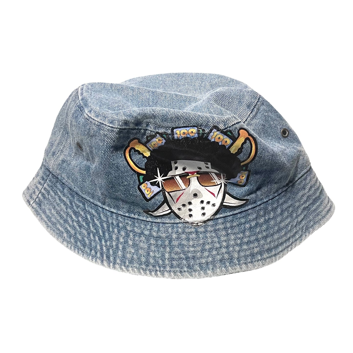 Denim bucket hat