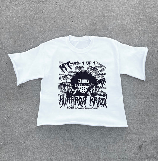 White Crew Tee