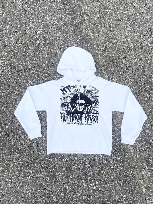 White hoodie