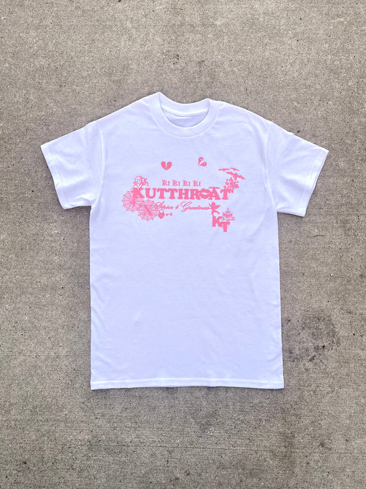White & Pink Shirt