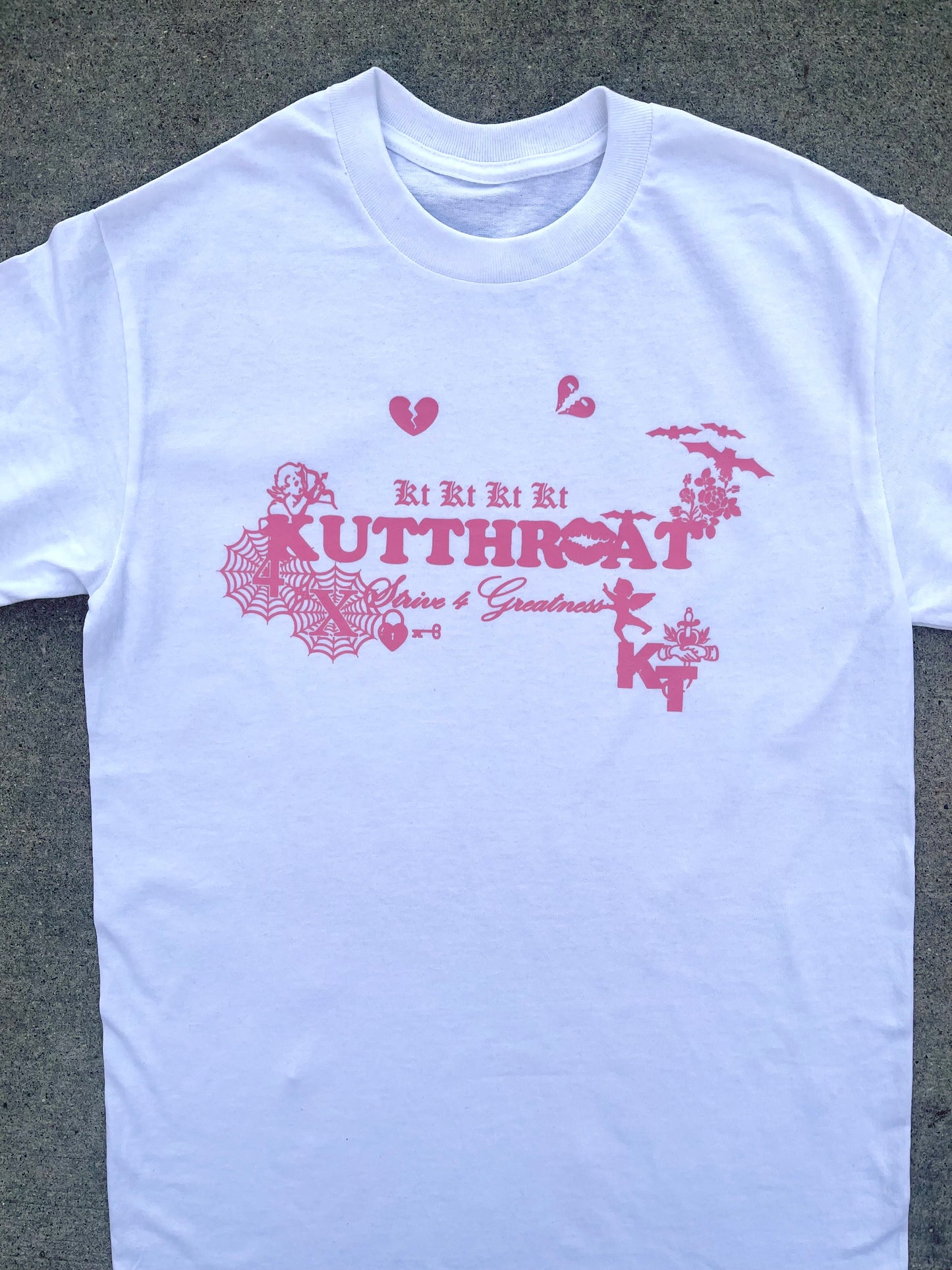 White & Pink Shirt