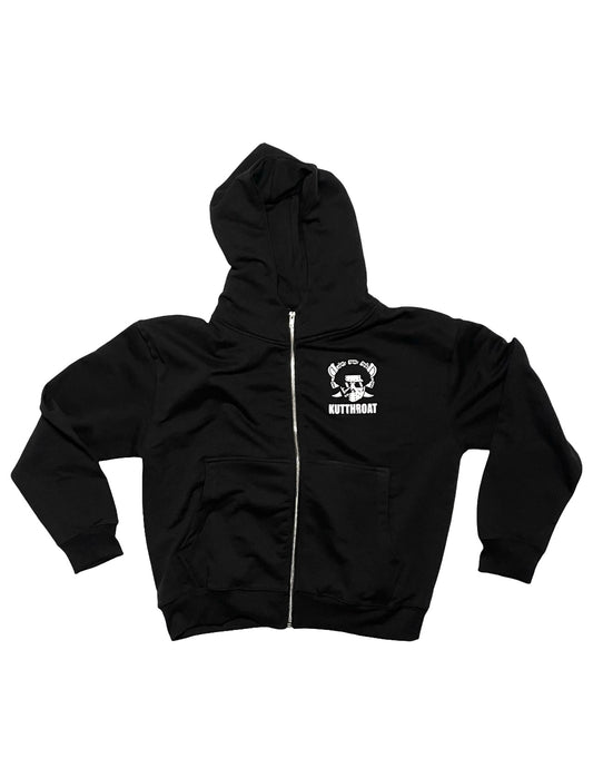 Black zip up hoodie