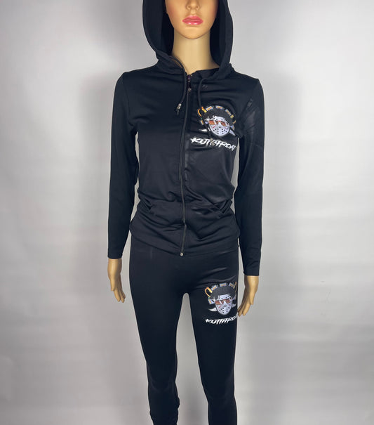 Black jogging suit