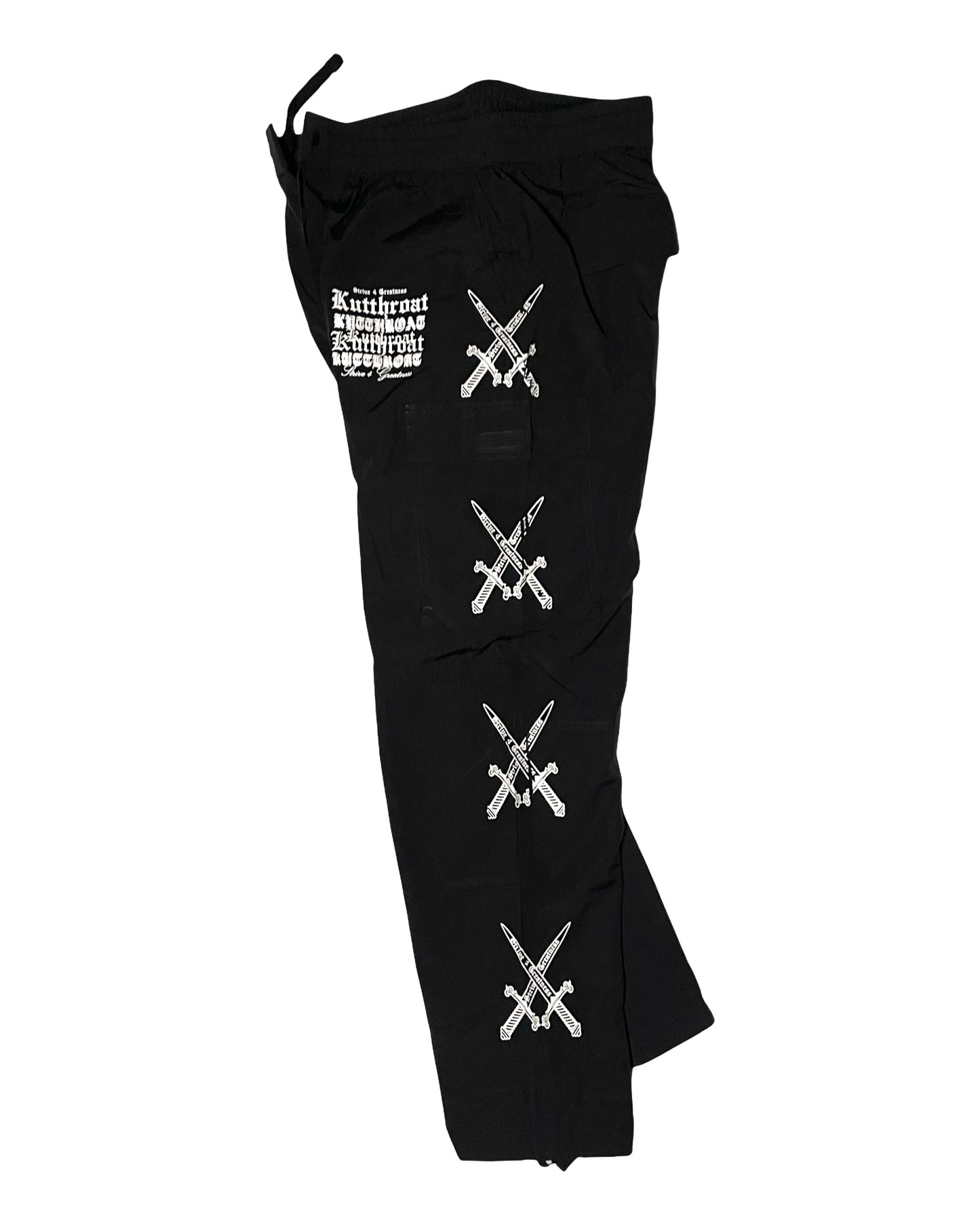 Black cargo pants