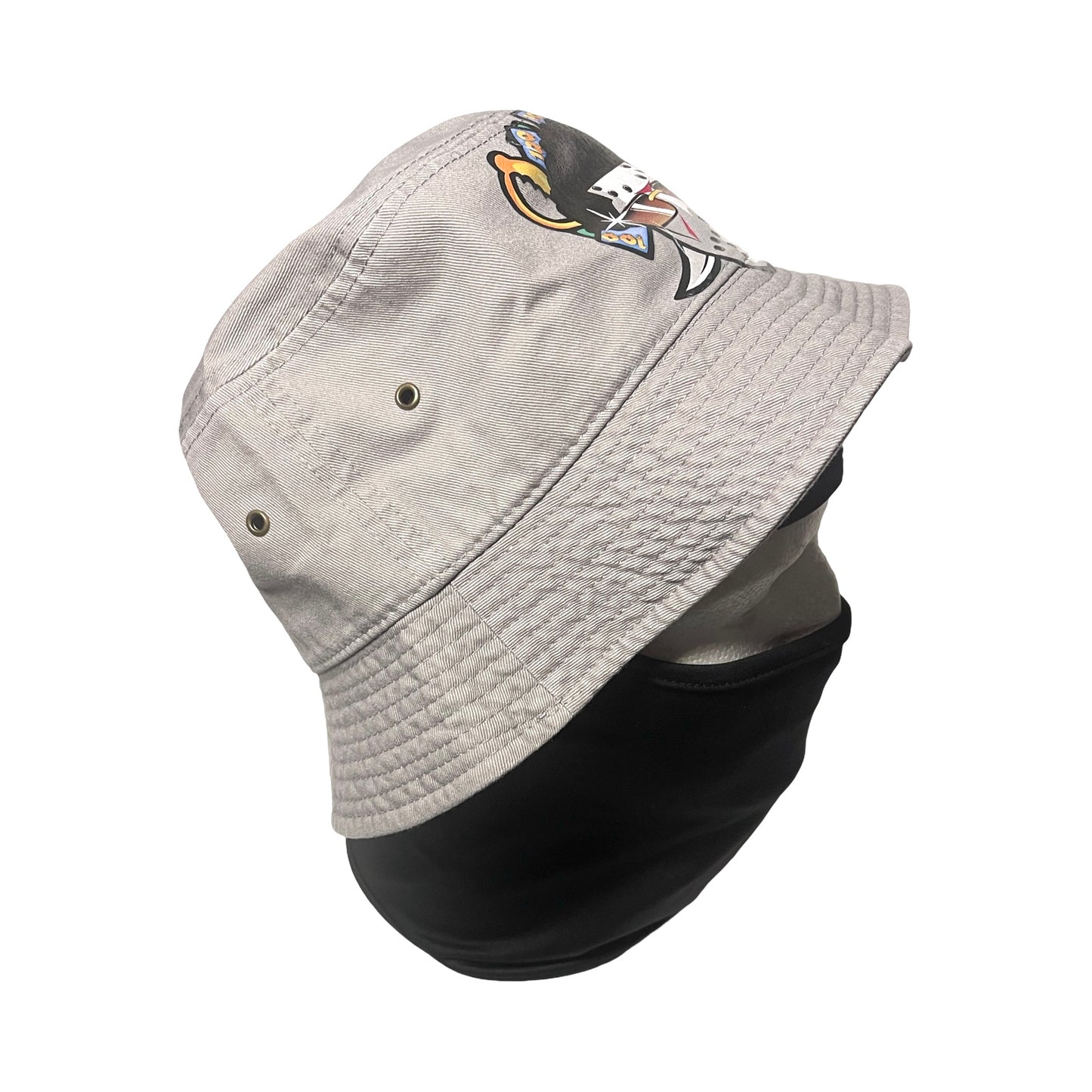 Grey bucket hat